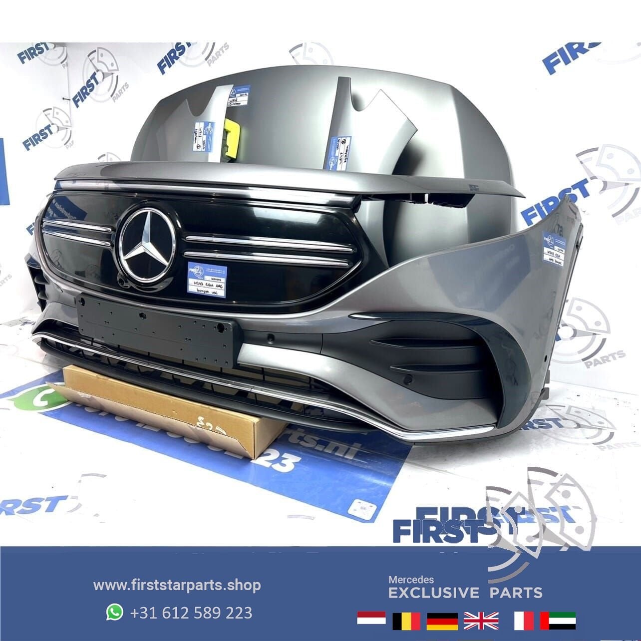 H243 EQA AMG VOORKOP origineel Mercedes 2020-2024 EQA250 EQA, Gebruikt, -, Voor, Ophalen of Verzenden