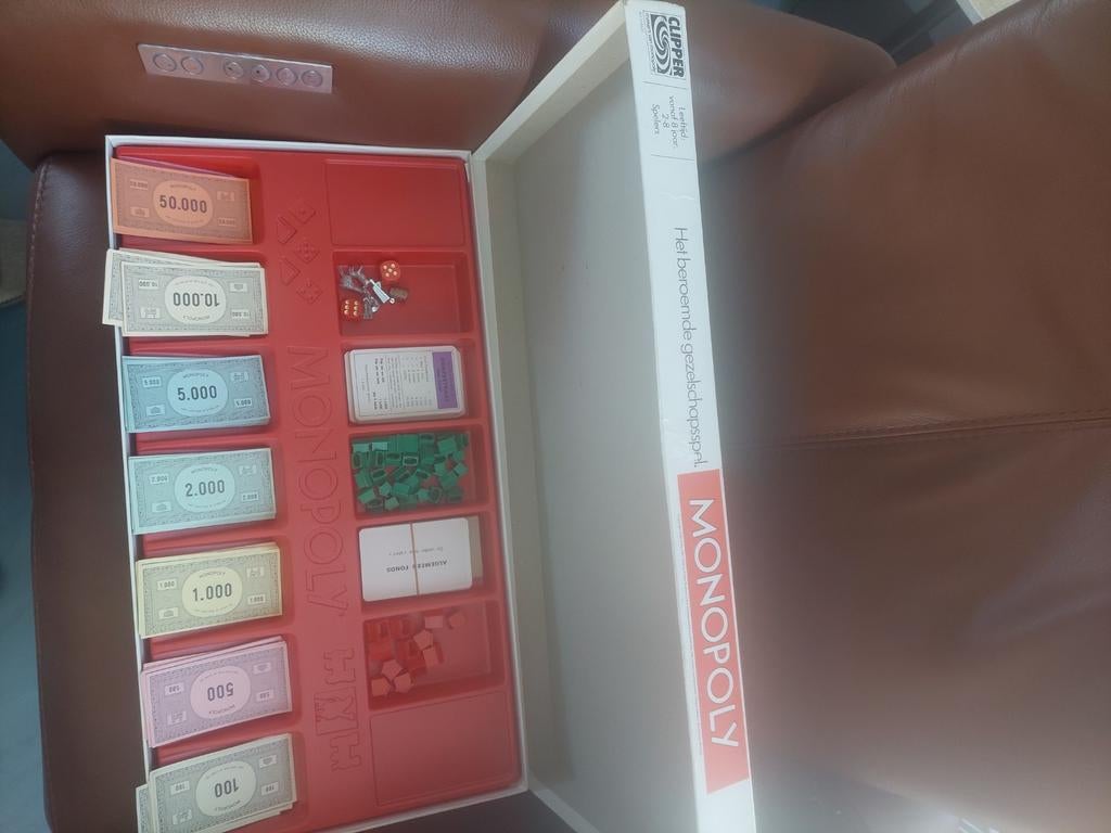 Vintage Monopoly  gulden editie 10 euro, Ophalen of Verzenden