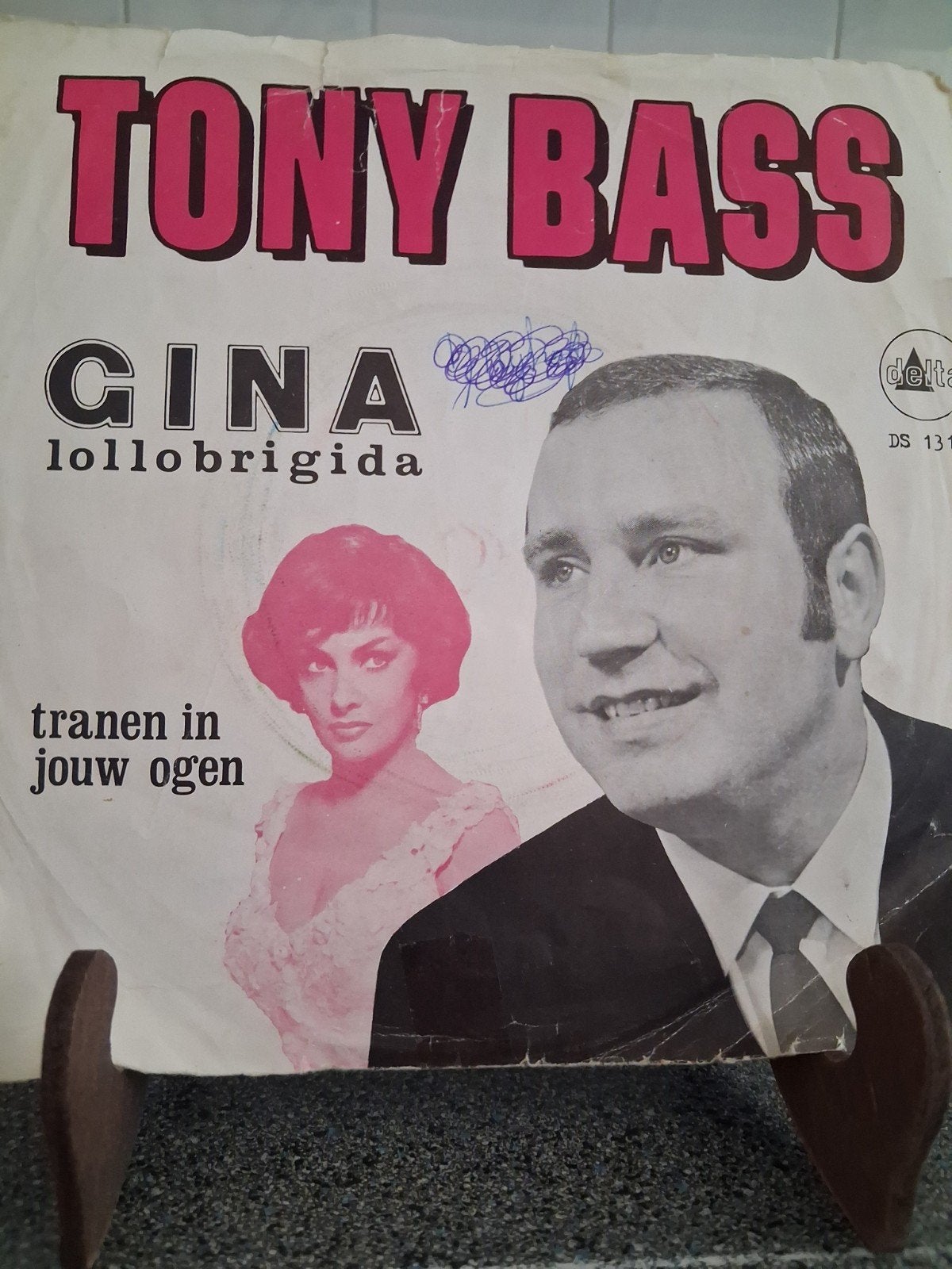 BIJZONDERE EN ZELDZAME PIRATEN SINGLE VAN TONY BASS, Cd's en Dvd's, Ophalen of Verzenden, Zo goed als nieuw, Overige formaten