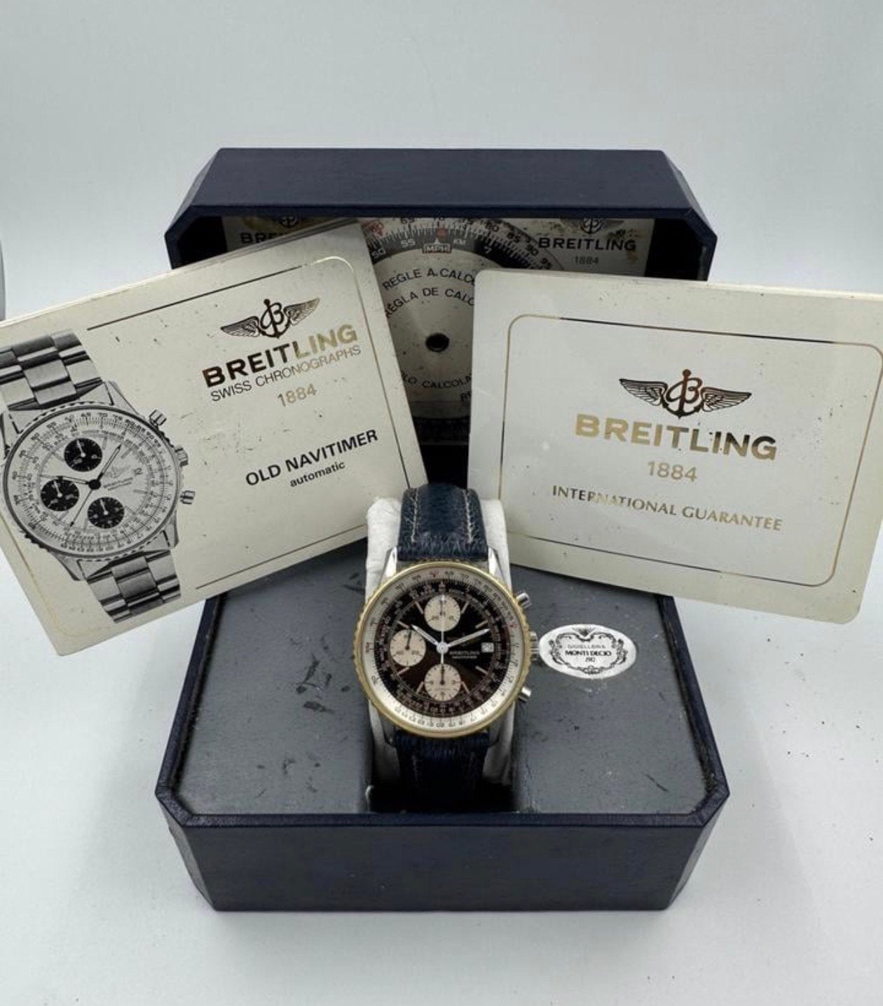 Breitling old navitimer steel/ gold - conpleet, Ophalen of Verzenden, Zo goed als nieuw, Goud, Breitling