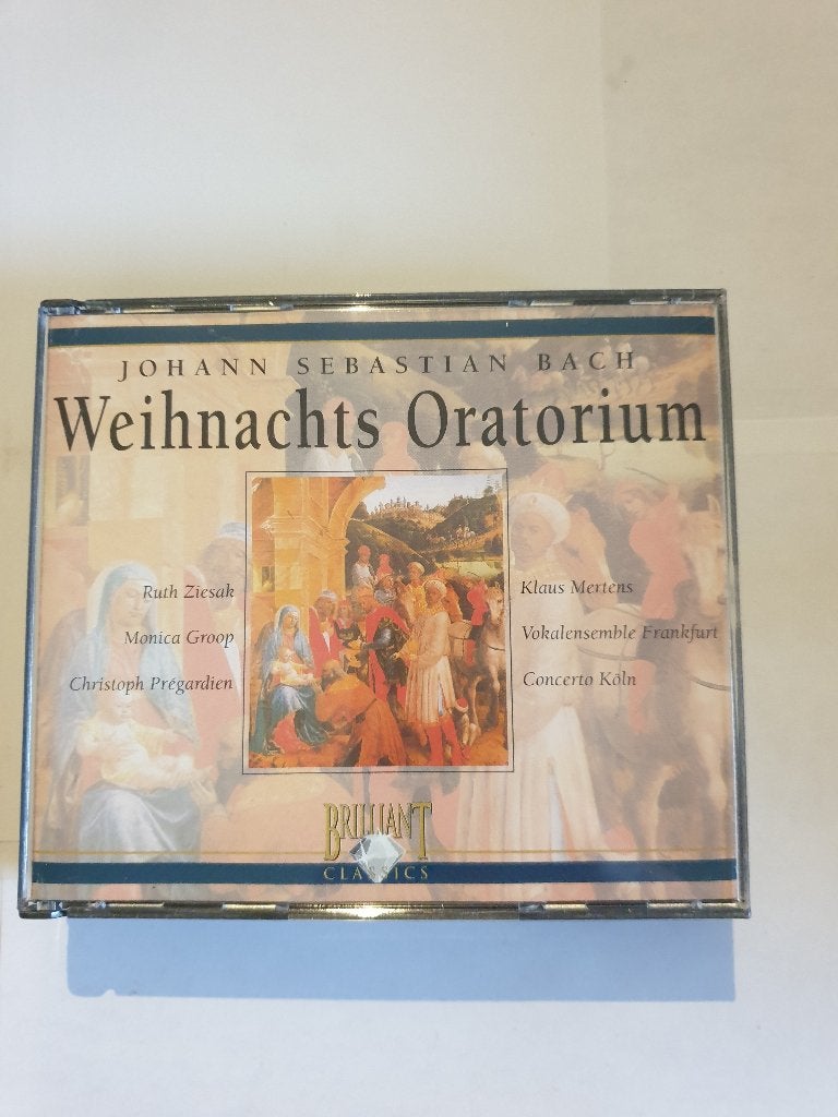 1057 2 cd box bach - weihnachts oratorium, Verzenden, Classicisme, Zo goed als nieuw, Kamermuziek