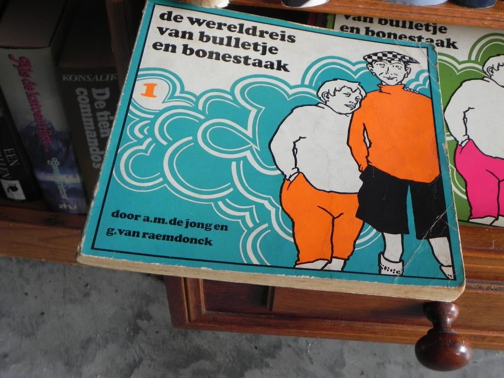 De wereldreis van bulletje bonestaak, Boeken, Meerdere stripboeken, Ophalen of Verzenden, Gelezen, A.M. de Jong