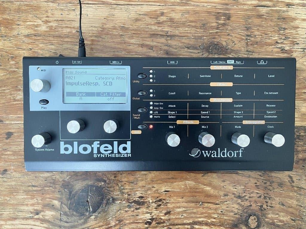 Waldorf Blofeld module, zwart. Gloednieuwe encoders., Muziek en Instrumenten, Synthesizers, Overige merken, Zo goed als nieuw