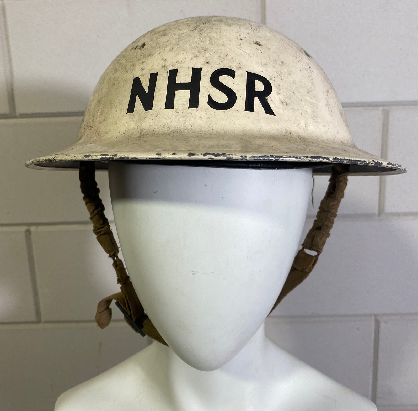 Britse Brodie helm van de NHSR  -1940, Ophalen of Verzenden, Landmacht, Engeland, Helm of Baret