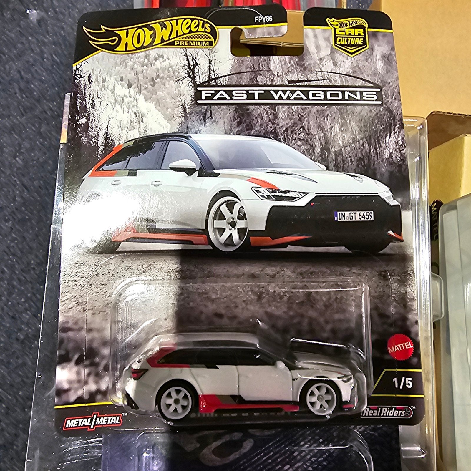 Hot Wheels Premium Audi RS 6 Avant Fast Wagons, Nieuw, Ophalen of Verzenden, Mattel, Mattel, Inc. 636 Girard Avenue, East Aurora, NY 14052, USA