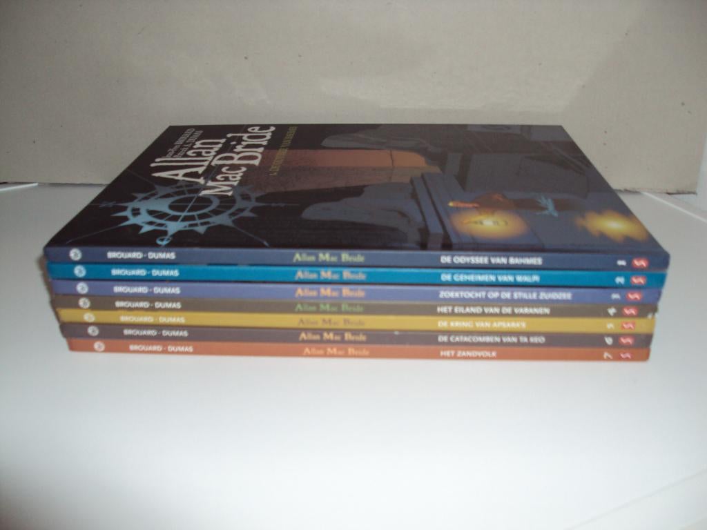 ALLAN MAC BRIDE - Compl.Serie 1 t/m 7 - Hardcovers, Boeken, Stripboeken, Complete serie of reeks, Ophalen of Verzenden, Nieuw