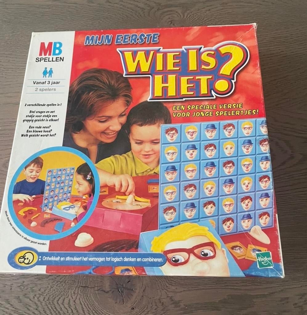 Mijn Eerste Wie Is Het? bordspel, Hobby en Vrije tijd, Gezelschapsspellen | Bordspellen, Een of twee spelers, Ophalen of Verzenden