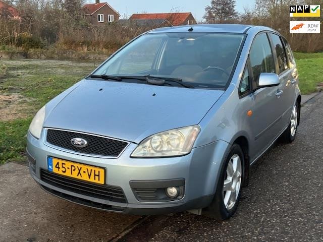 Ford Focus C-Max 1.8-16V Futura ECC LMV 16" Apple Carplay Cr, Voorwielaandrijving, Gebruikt, Zwart, 4 cilinders