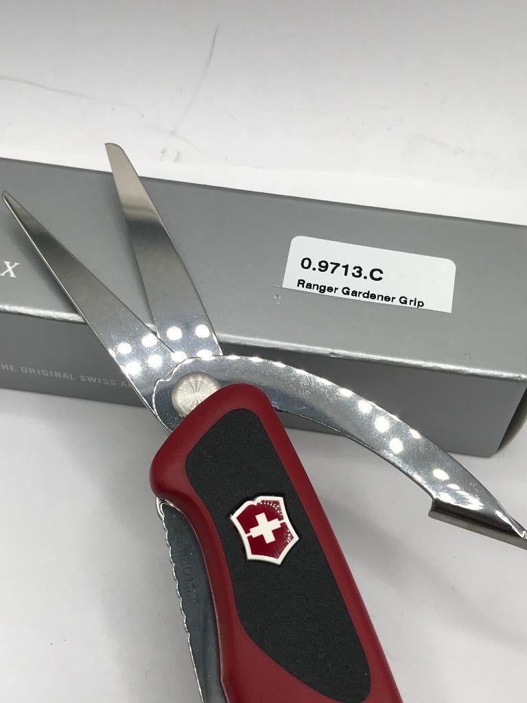 RARE Victorinox Ranger 130 mm Rangergrip 71 Gardener Red/bl, Ophalen of Verzenden, Nieuw