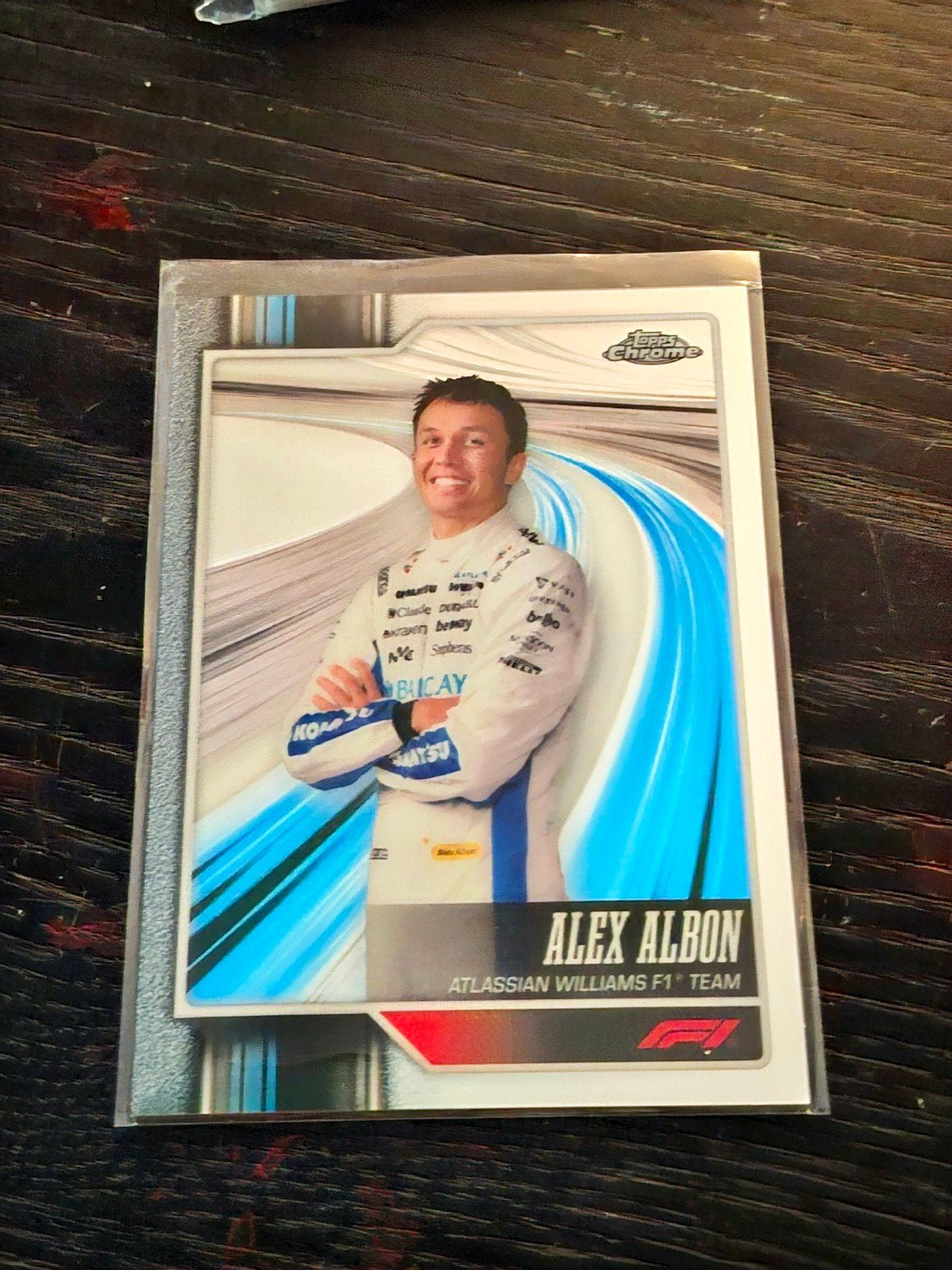 Alex Albon Topps Chrome Formule 1 Kaart - Williams F1, Verzamelen, Ophalen of Verzenden, Zo goed als nieuw, Formule 1
