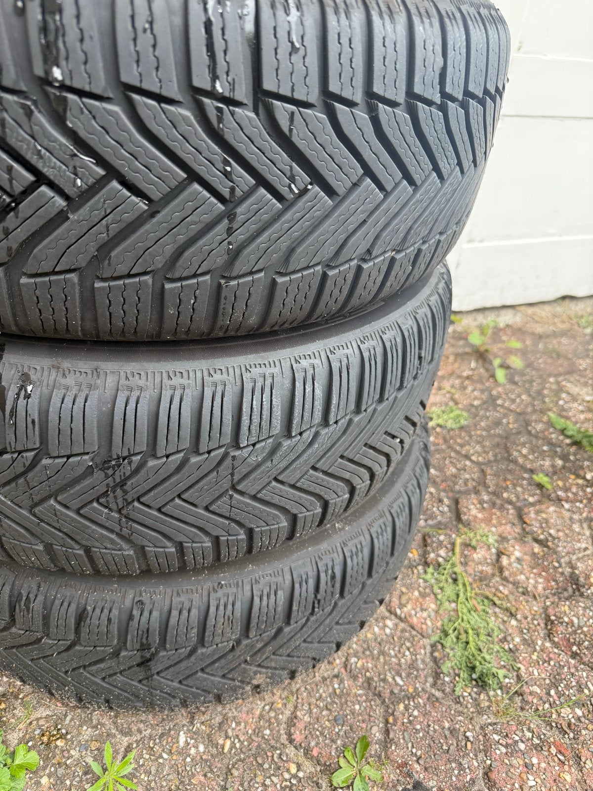 Winterbanden met velgen - 205/55 R16, Auto-onderdelen, Banden en Velgen, Ophalen, Gebruikt, 16 inch, Banden en Velgen
