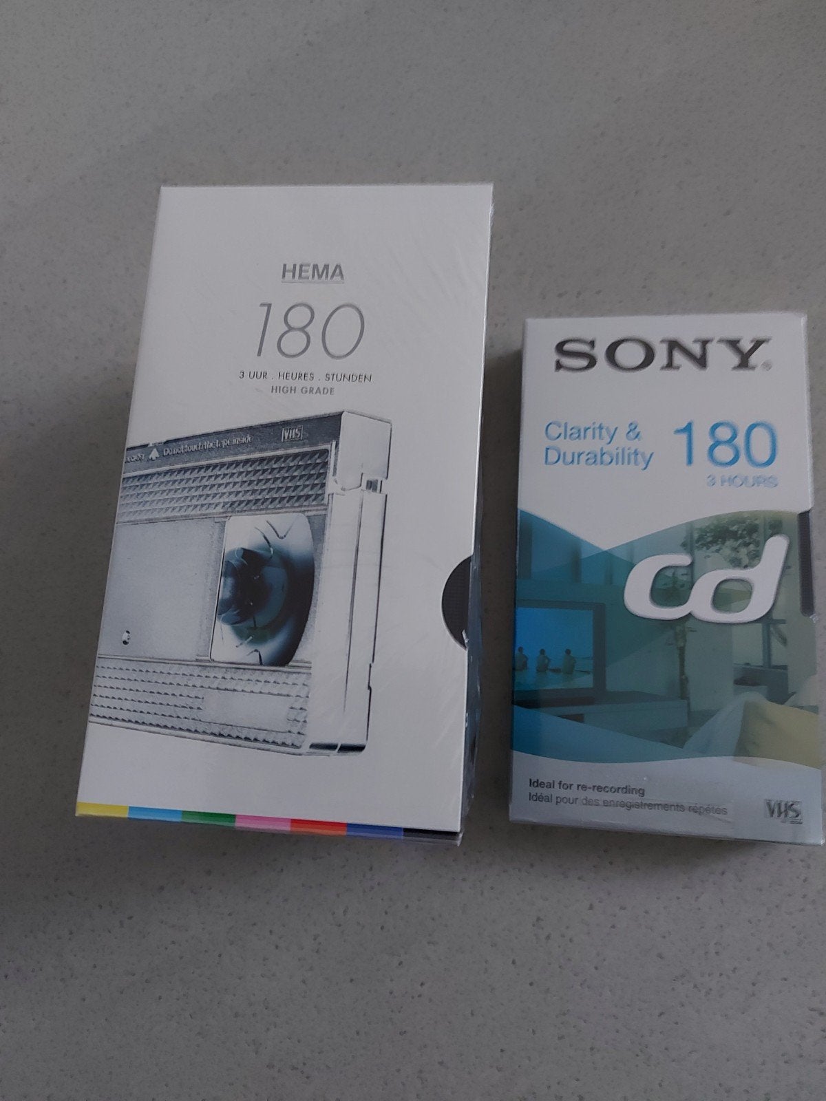 Videobanden VHS 180 Minuten  5 Stuks NIEUW, Ophalen of Verzenden, Nieuw, Videoband