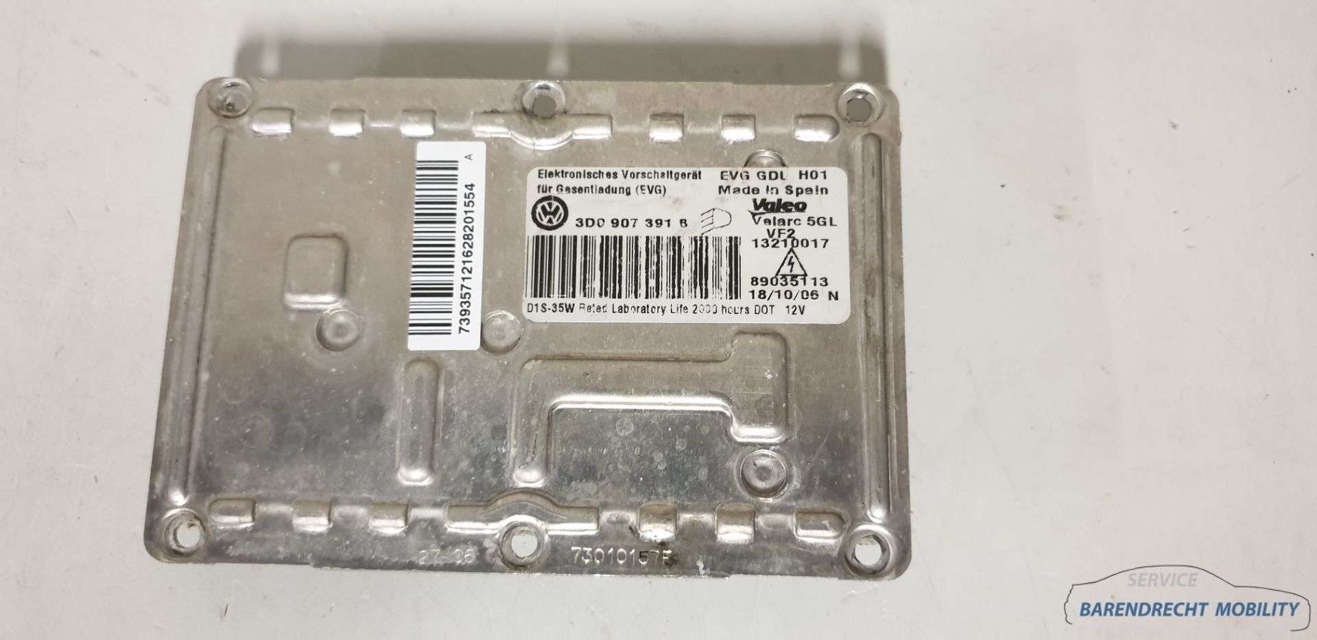 Xenon module Audi A4 B6 VW Phaeton 3D0907391B origineel gebr
