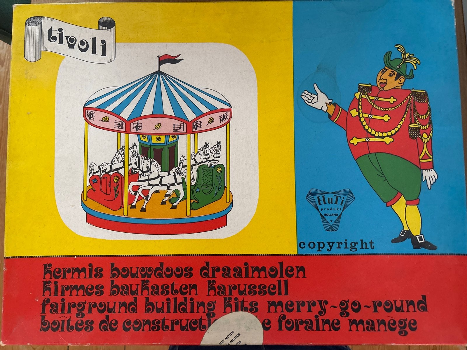 Tivoli Kermis Bouwdoos Draaimolen - Vintage Fairground Kit, Ophalen of Verzenden, Gebruikt, Overige merken