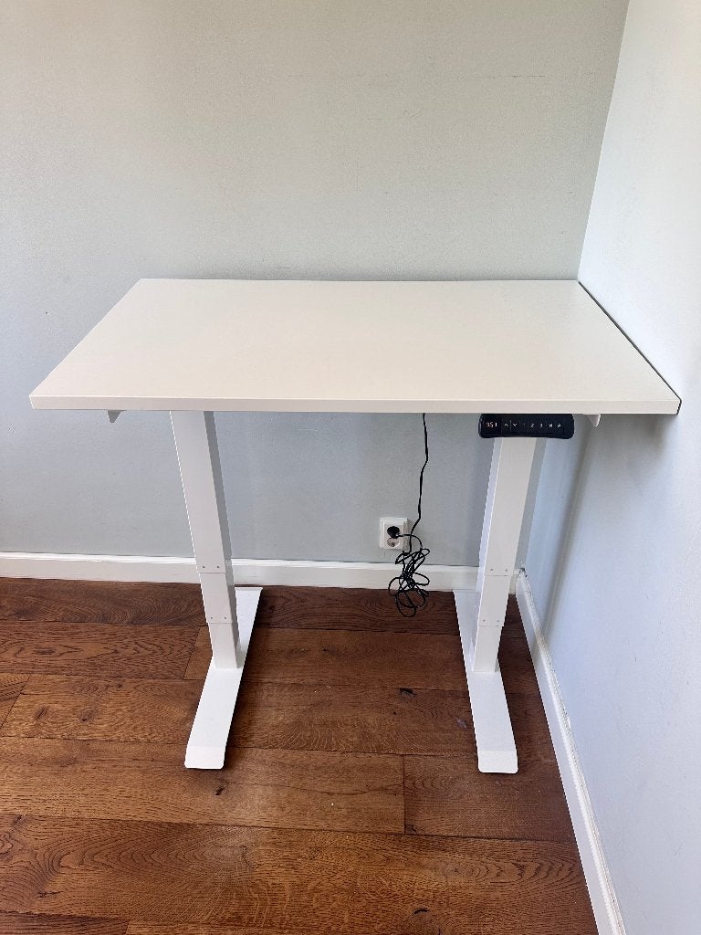 Electric standing desk, Ophalen, Metaal, In hoogte verstelbaar, Zo goed als nieuw