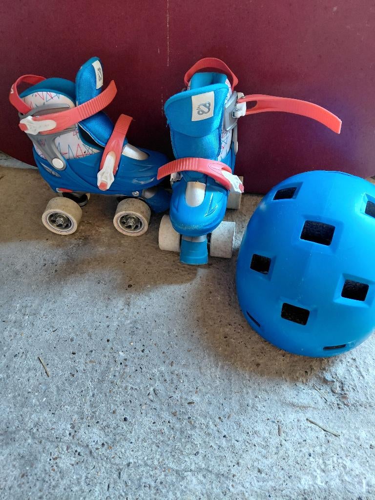 Rolschaatsen, Kinderen en Baby's, Speelgoed | Buiten | Rolschaatsen, Ophalen, Verstelbaar, Kinderen, Zo goed als nieuw