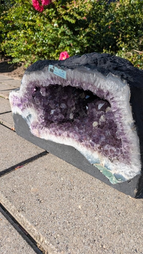 Amethist Geode met Stalactiet Oog (18,42 kg), Ophalen of Verzenden, Overige typen