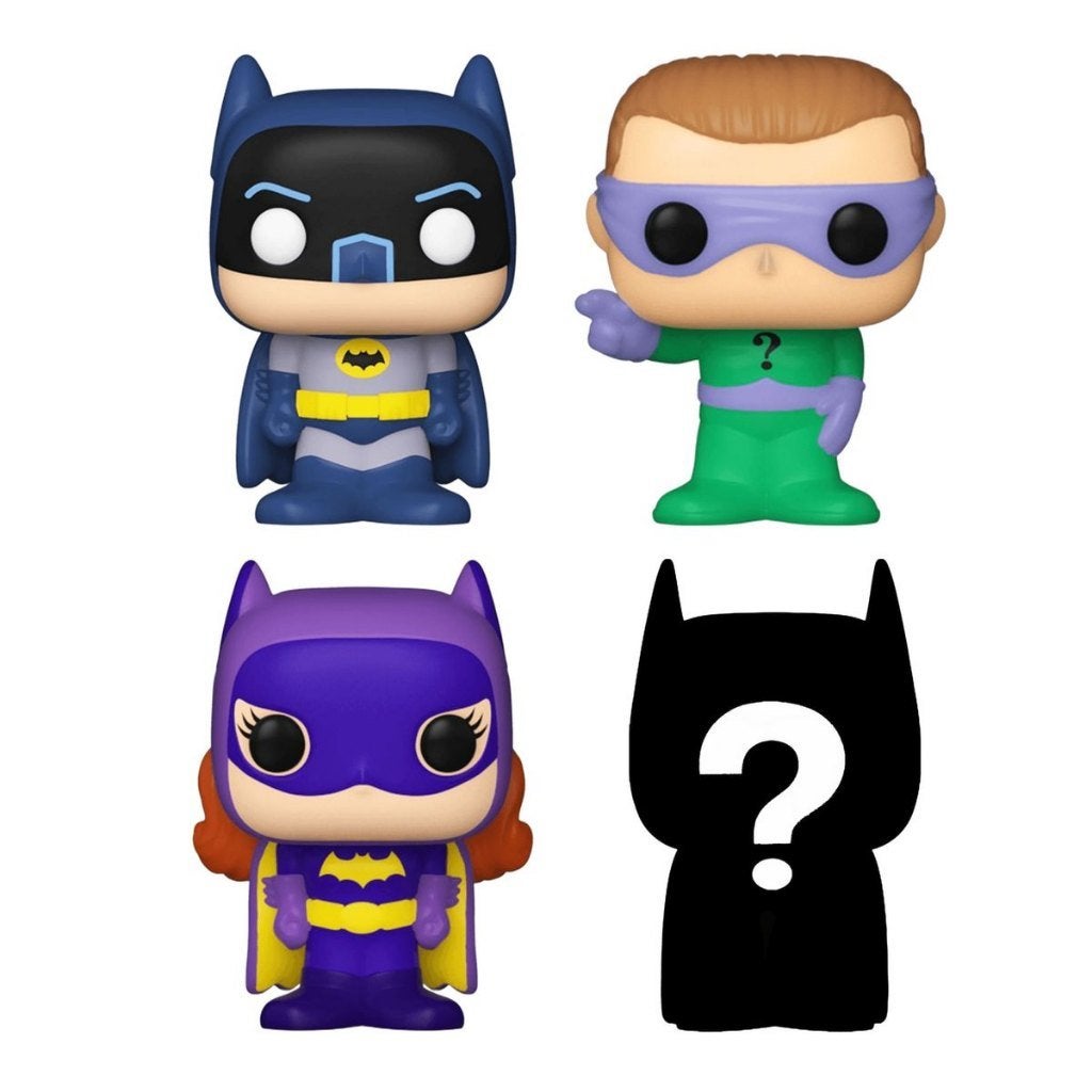 DC Bitty POP! Vinyl Figure 4-Pack Batman Adam West 2,5 cm, Heo GmbH, Nieuw, Ophalen of Verzenden, Info@heogmbh.de