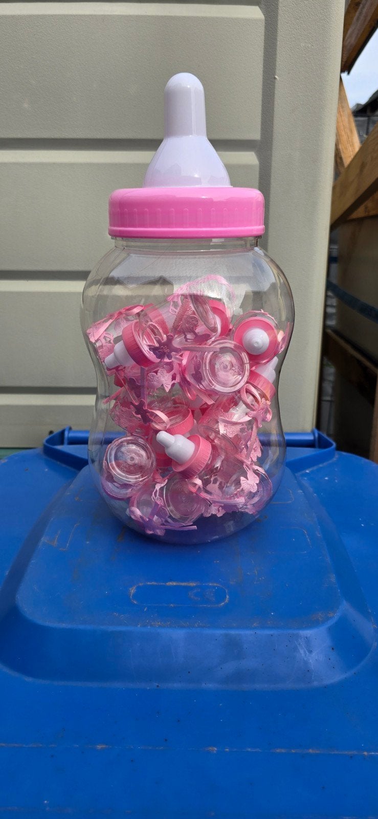 Roze Fopspeen Flessen voor Babyshower Decoratie, Ophalen, Zo goed als nieuw
