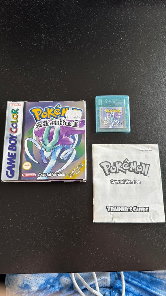 Pokemon crystal - gameboy color (nette doos), Spelcomputers en Games, 1 speler, Ophalen of Verzenden, Zo goed als nieuw, Role Playing Game (Rpg)