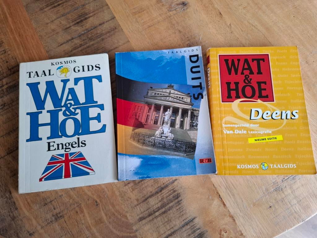 Kosmos Taal Gidsen: Engels, Duits en Deens, Ophalen of Verzenden, Zo goed als nieuw, Kosmos, Van Dale Lexicografie, Non-fictie