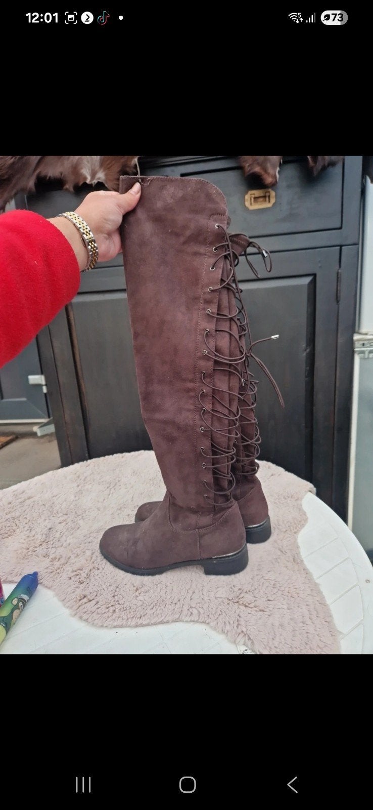 Knielaarzen verstelbaar (ook voor brede kuit) maat 39, Kleding | Dames, Schoenen, Hoge laarzen, Ophalen of Verzenden, Zo goed als nieuw