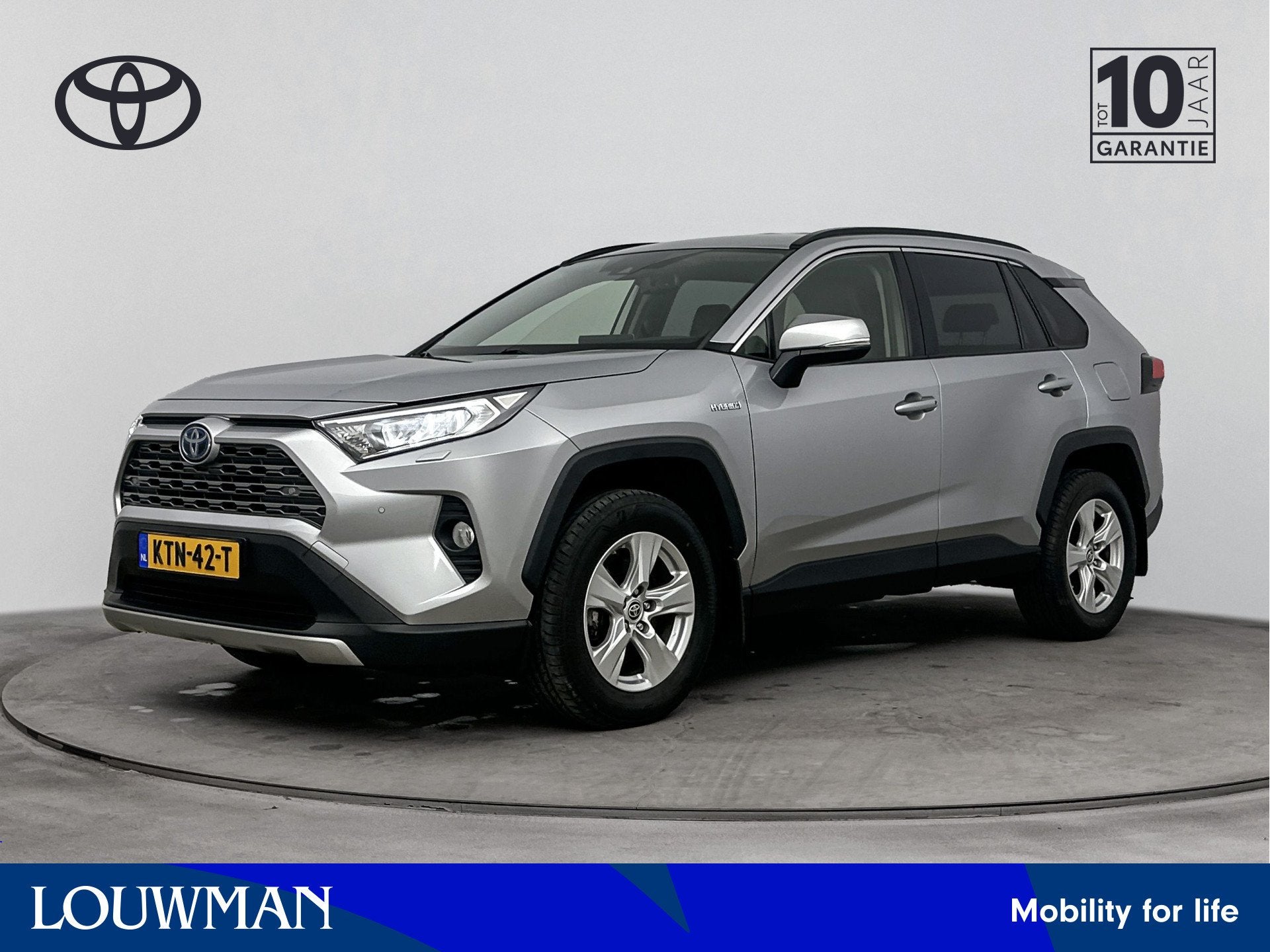 Toyota RAV4 2.5 Hybrid Dynamic | Stoelverwarming | Leder | P, Auto's, 12 maanden, Gebruikt, 4 cilinders, Bedrijf