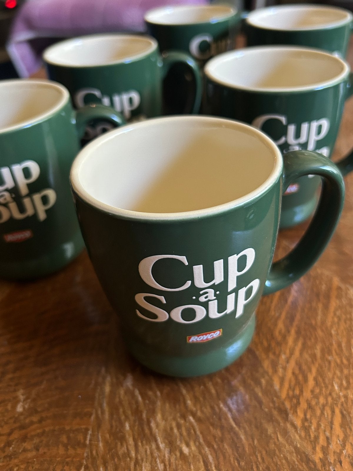 6 Cup a Soup bekers - Zo goed als nieuw, Ophalen, Zo goed als nieuw, Steen/keramiek, Overige merken