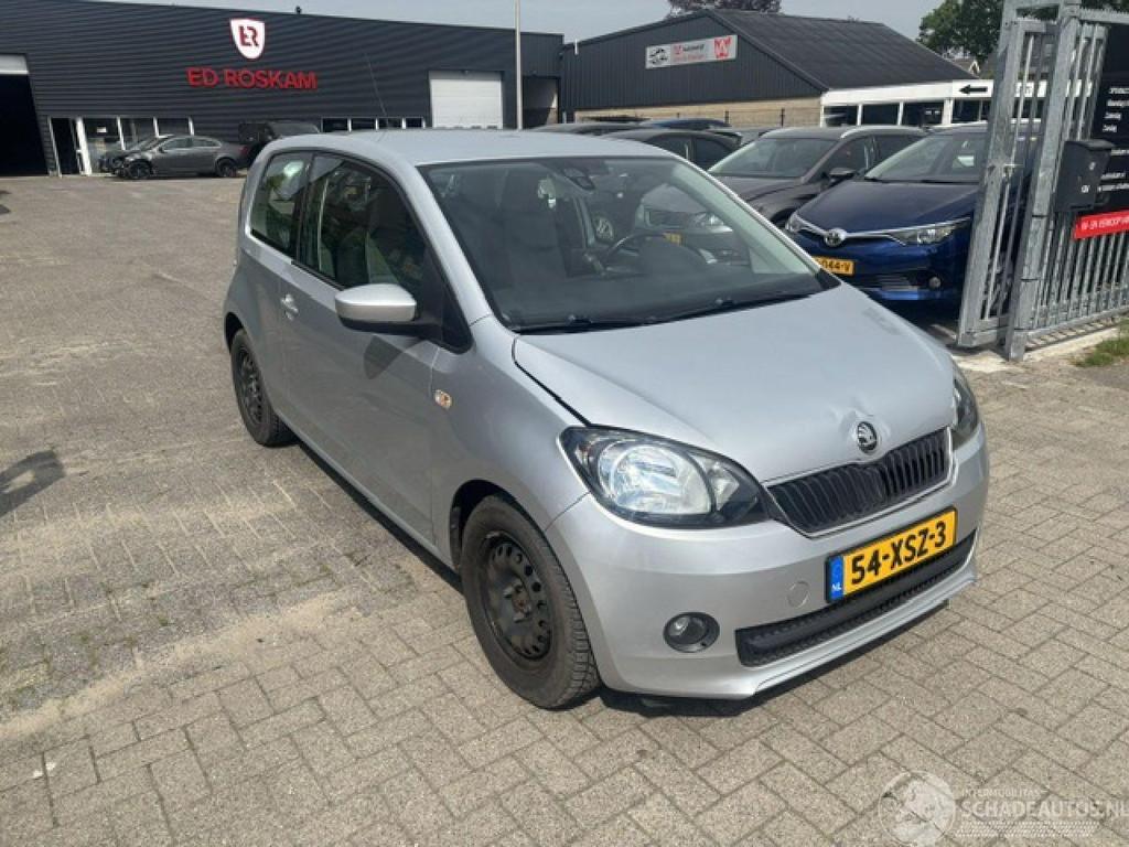 Skoda Citigo 1.0 Greentech airco NAP (bj 2012), Auto diversen, Overige carrosserieën, Handgeschakeld, Skoda, Benzine