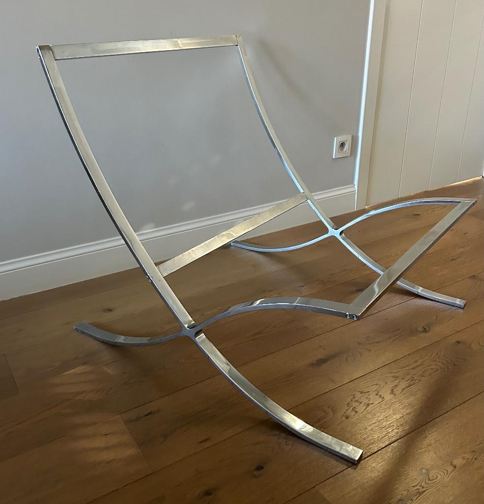 Design Industria Argentina Barcelona Chair Pavilion Chair, Huis en Inrichting, Fauteuils, Ophalen of Verzenden, Gebruikt, 75 tot 100 cm