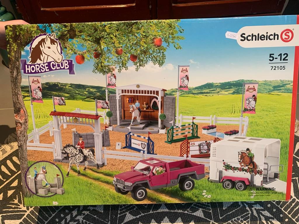 Schleich Horse Club Grote Paardenmanege met Paarden, Ophalen of Verzenden, Zo goed als nieuw