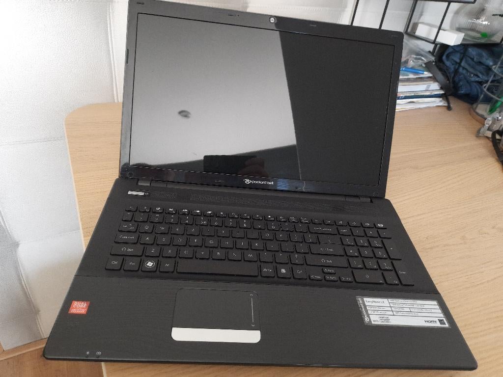 Notebook Packard Bell Easy Note LK (teab), Ophalen, Qwerty, Minder dan 2 Ghz, 500 GB