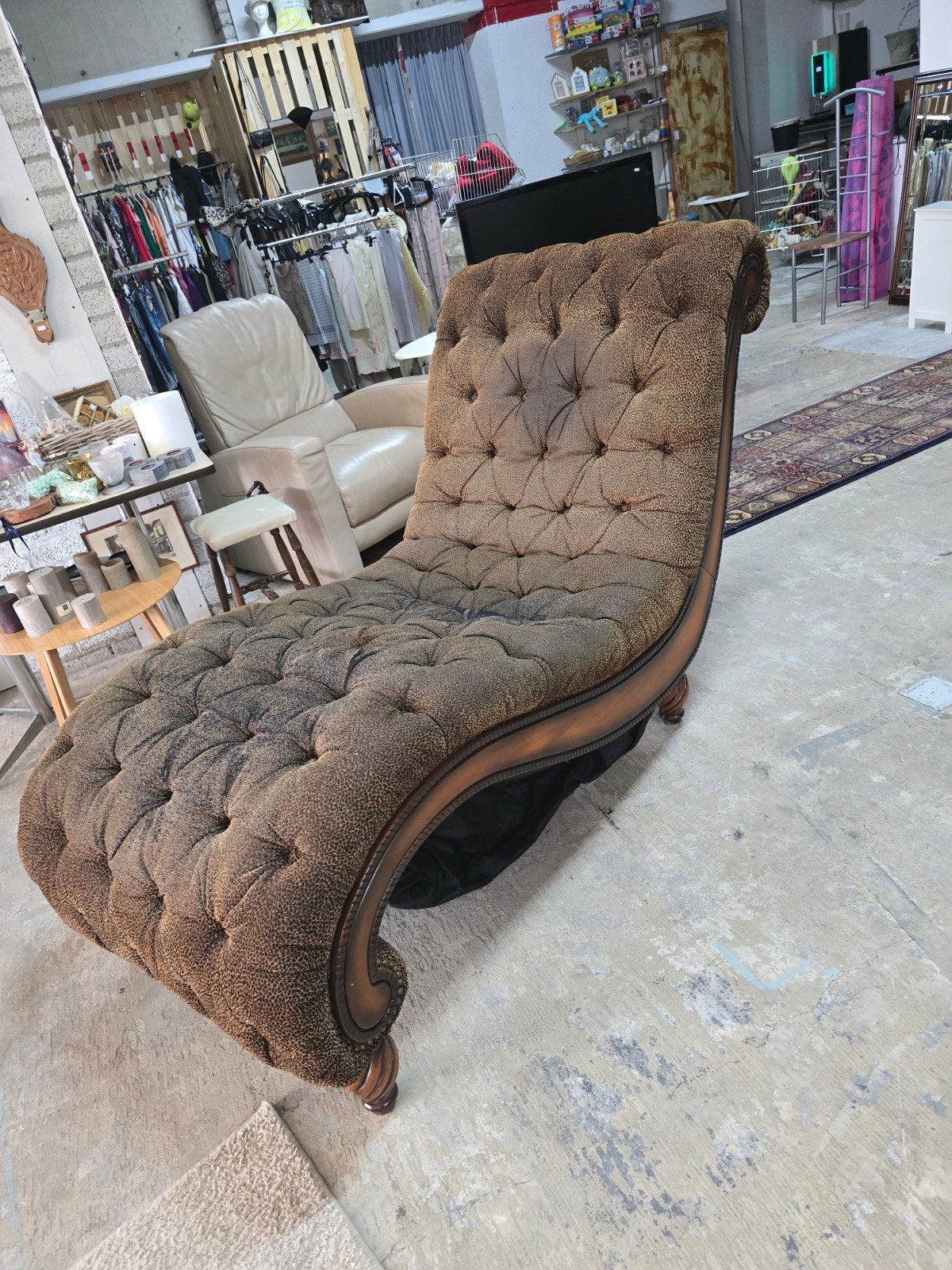 Rofra Opknapper Loungebank - Chesterfield Stijl, Huis en Inrichting, Gebruikt, Onbekend, 75 tot 100 cm, Ophalen of Verzenden