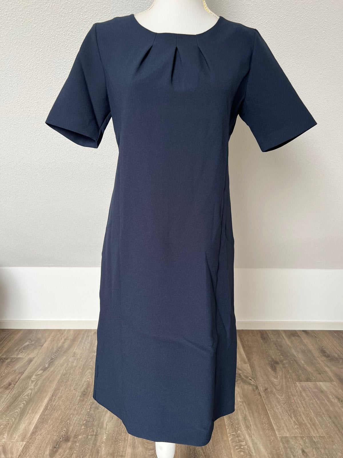 Blauwe jurk maat 38 Witteveen, Kleding | Dames, Maat 38/40 (M), Blauw, Ophalen of Verzenden, Zo goed als nieuw