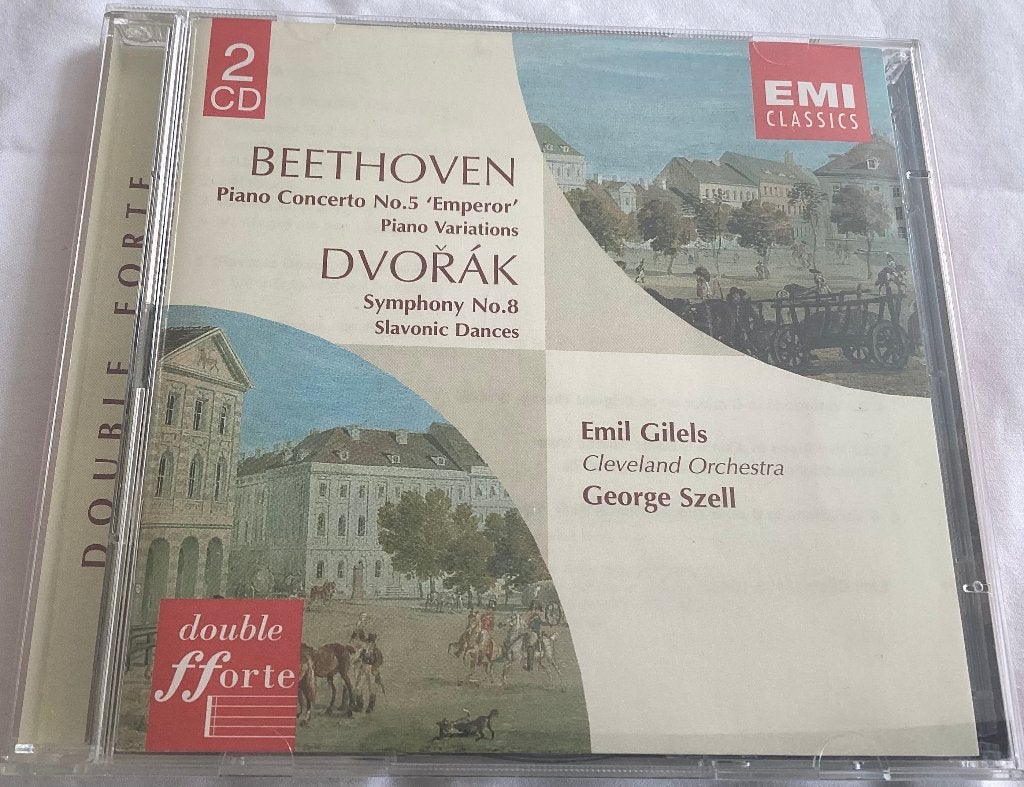 Beethoven/ Dvořák Gilels, Szell–Piano ConcNo.5 / SymNo.8, Boxset, Ophalen of Verzenden, Romantiek, Beethoven
