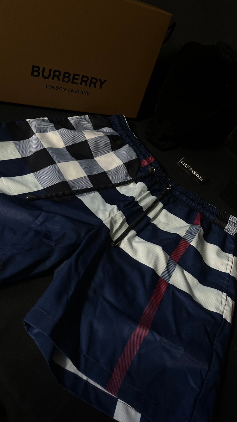 Diverse burberry zwembroeken, Maat 48/50 (M), Cian, Zwart, Ophalen of Verzenden