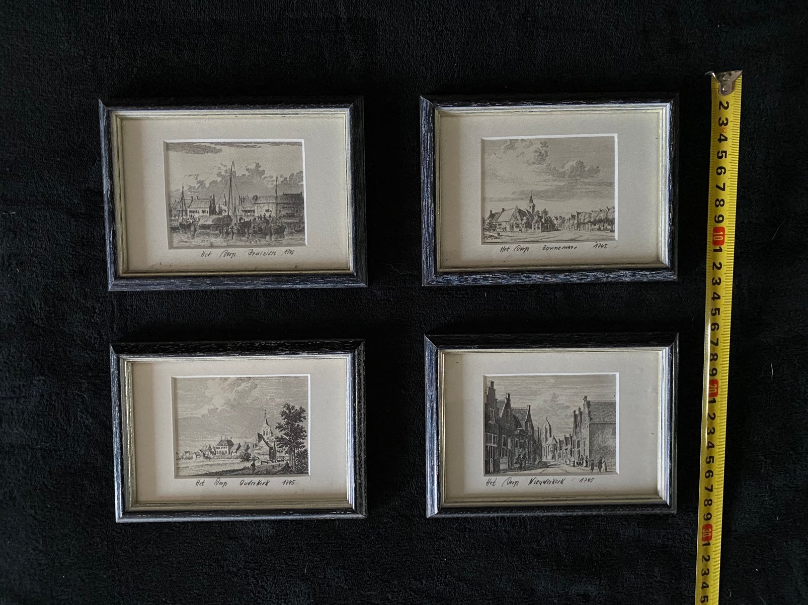 Etsen/Gravures Zeeuwse dorpen Schouwen Duiveland 1745, Ophalen