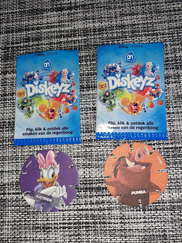 diskeyz  katrien en pumba, Albert Heijn, Ophalen