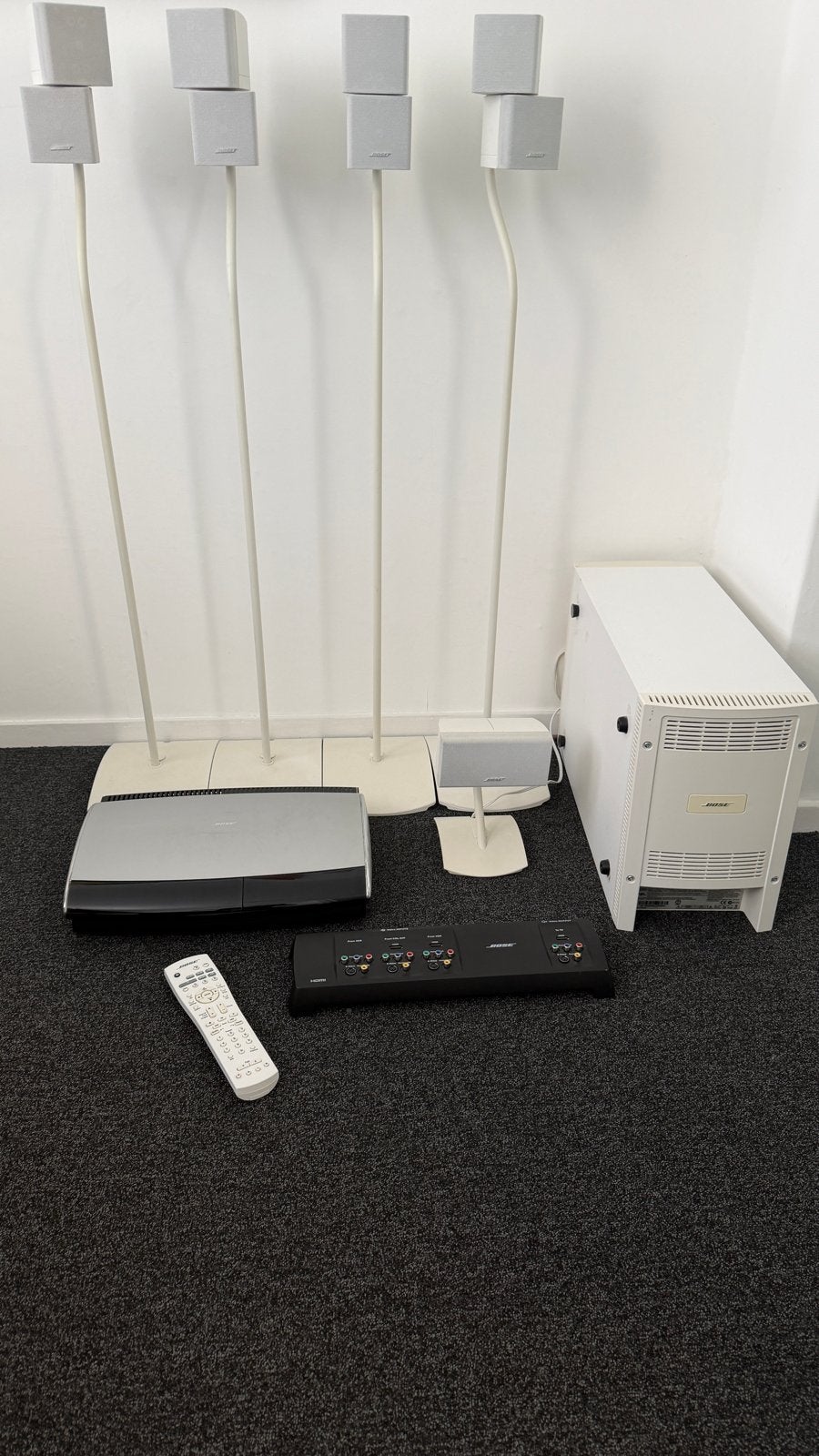 Bose Lifestyle 18 Home Entertainment System - Wit (5.1), Gebruikt, 70 watt of meer, 5.1-systeem, Overige spelers