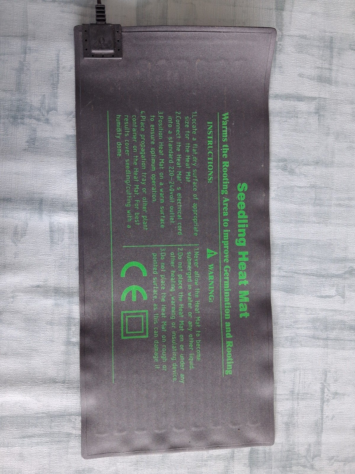 Kweekmat met thermostaat voor zaailingen, Tuin en Terras, Kweekspullen, Gebruikt, Klimaatbeheersing, Ophalen of Verzenden