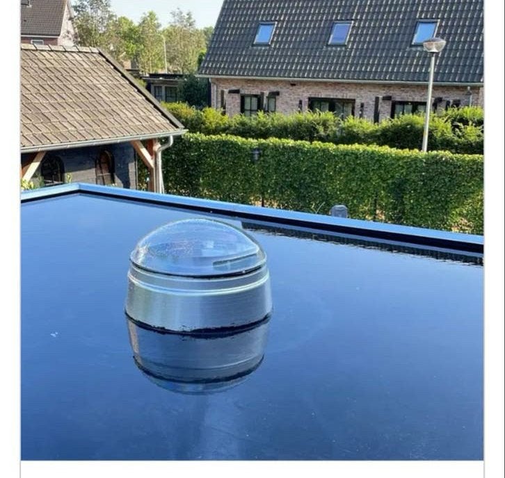 Nieuwe Solatube daglichtbuis 53cm voor plat dak, Doe-het-zelf en Verbouw, Glas en Ramen, Ophalen of Verzenden, Nieuw, Dakraam