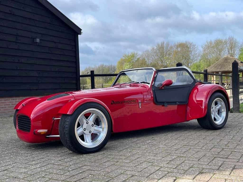 Donkervoort S8 S8A in nieuwstaat 48dkm, Auto's, Oldtimers, Zwart, Cabriolet, Bedrijf, Handgeschakeld