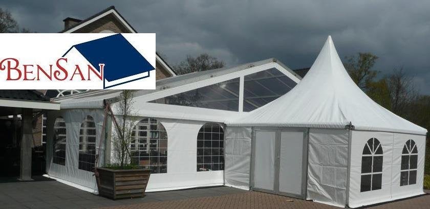 pagode tent 5x5 mtr evenement pvc party tenten bensan enter, Ophalen, Zo goed als nieuw, Overige