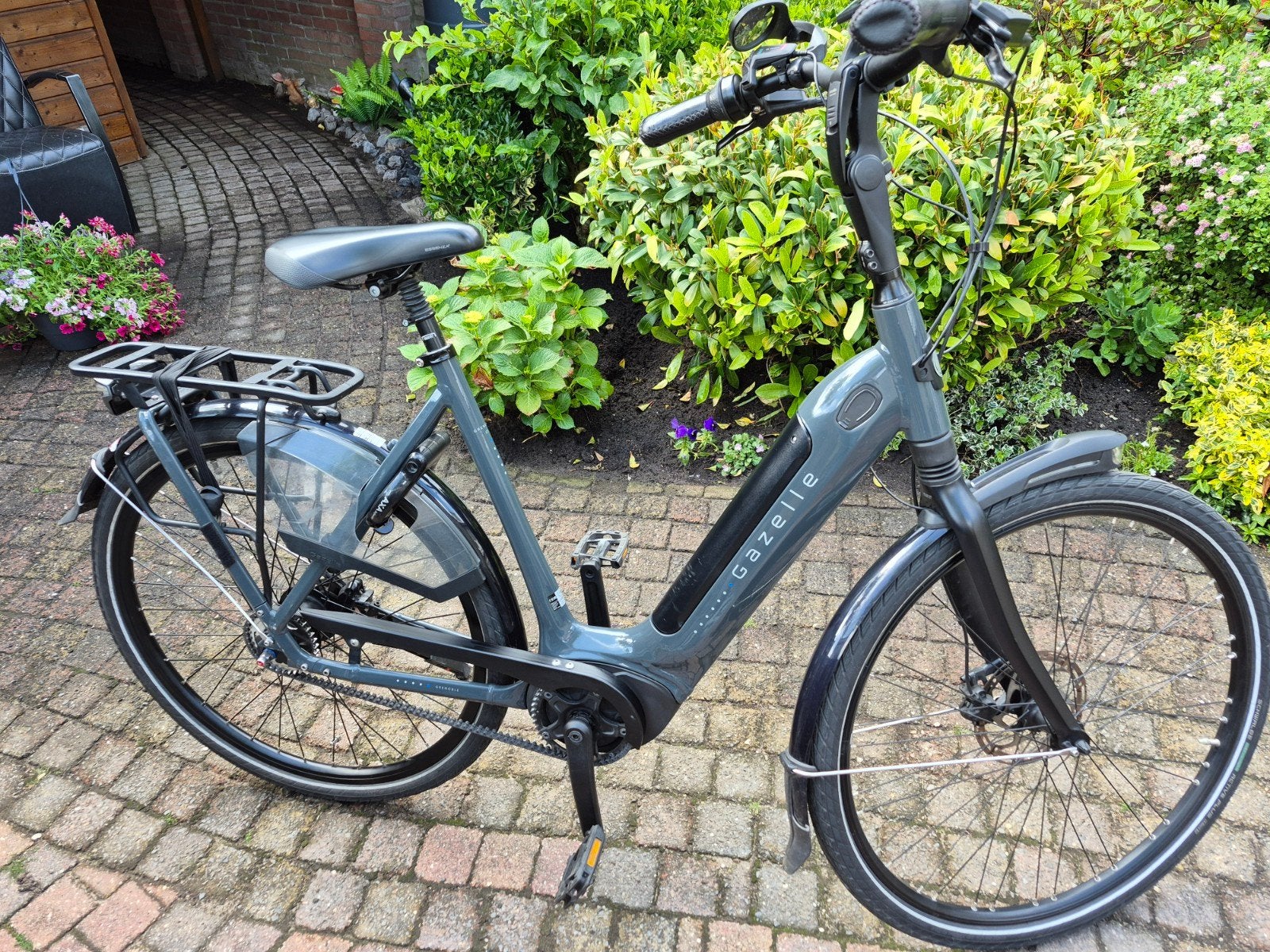 Gazelle Grenoble C5 HMB Dames E-bike - Zo goed als nieuw, 55 tot 59 cm, Ophalen of Verzenden, Zo goed als nieuw, Gazelle