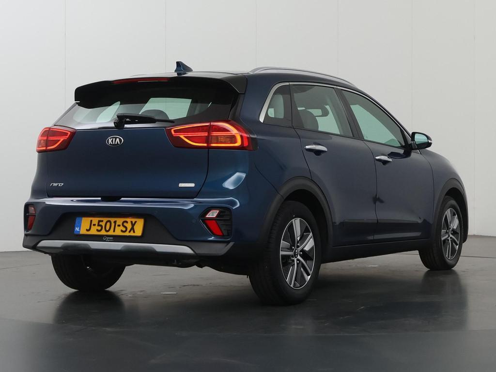 Kia Niro 1.6 GDi Hybrid DynamicLine | Navigatie | Parkeercam, Auto's, Kia, Gebruikt, Euro 6, 2 kWh, Blauw