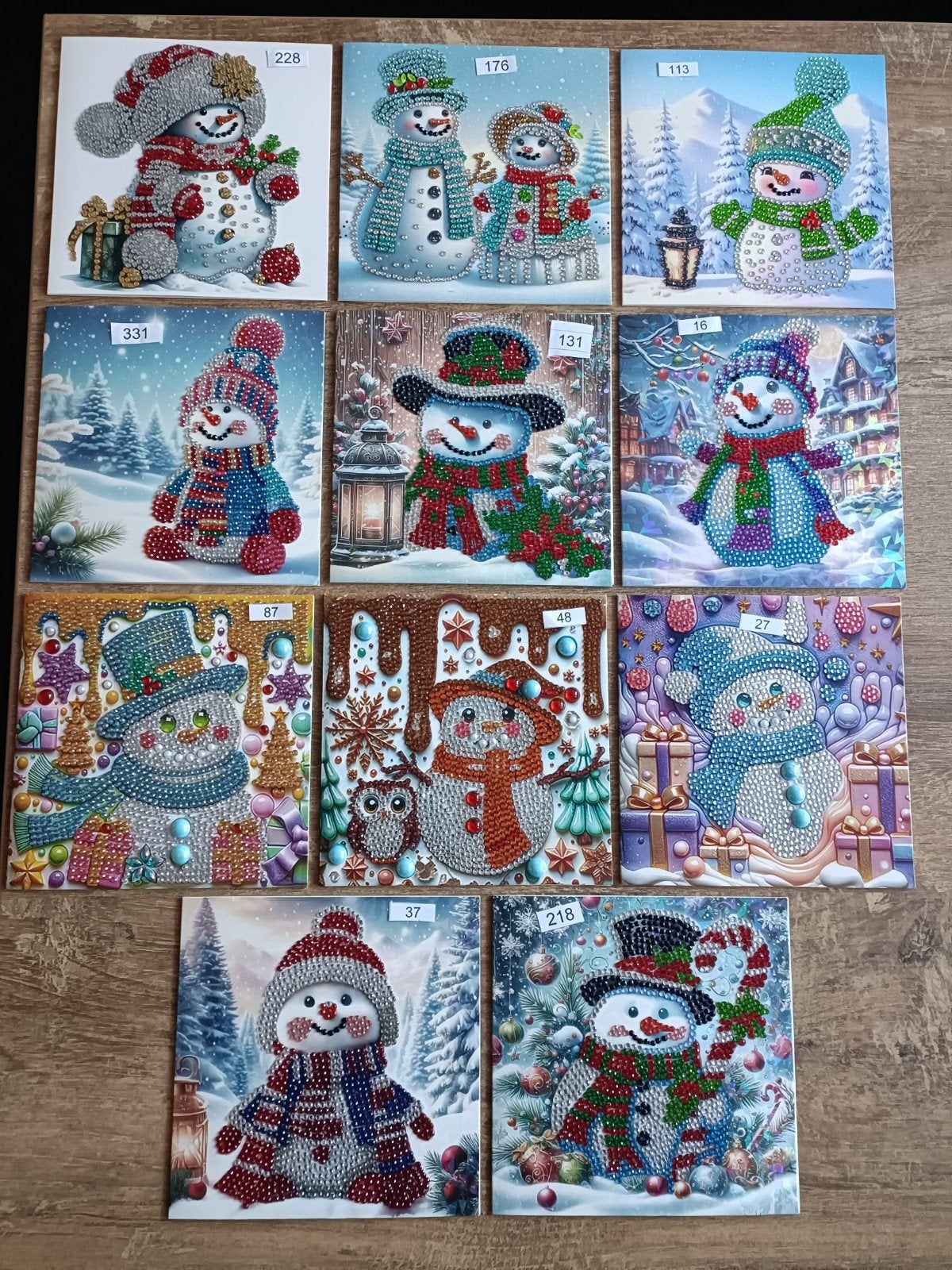 Leuke daimond painting kaarten kerst, Ophalen of Verzenden, Nieuw, Kerst
