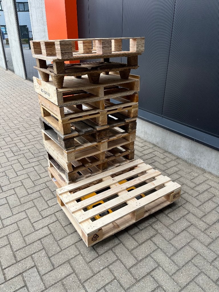 Halve pallets, Ophalen, Gebruikt, 50 mm of meer, Pallet