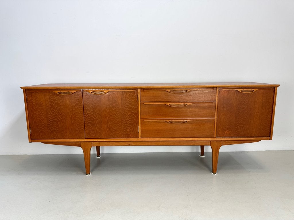 Vintage dressoir Jentique, Huis en Inrichting, Kasten | Dressoirs, Verzenden, 150 tot 200 cm, Teakhout, Zo goed als nieuw