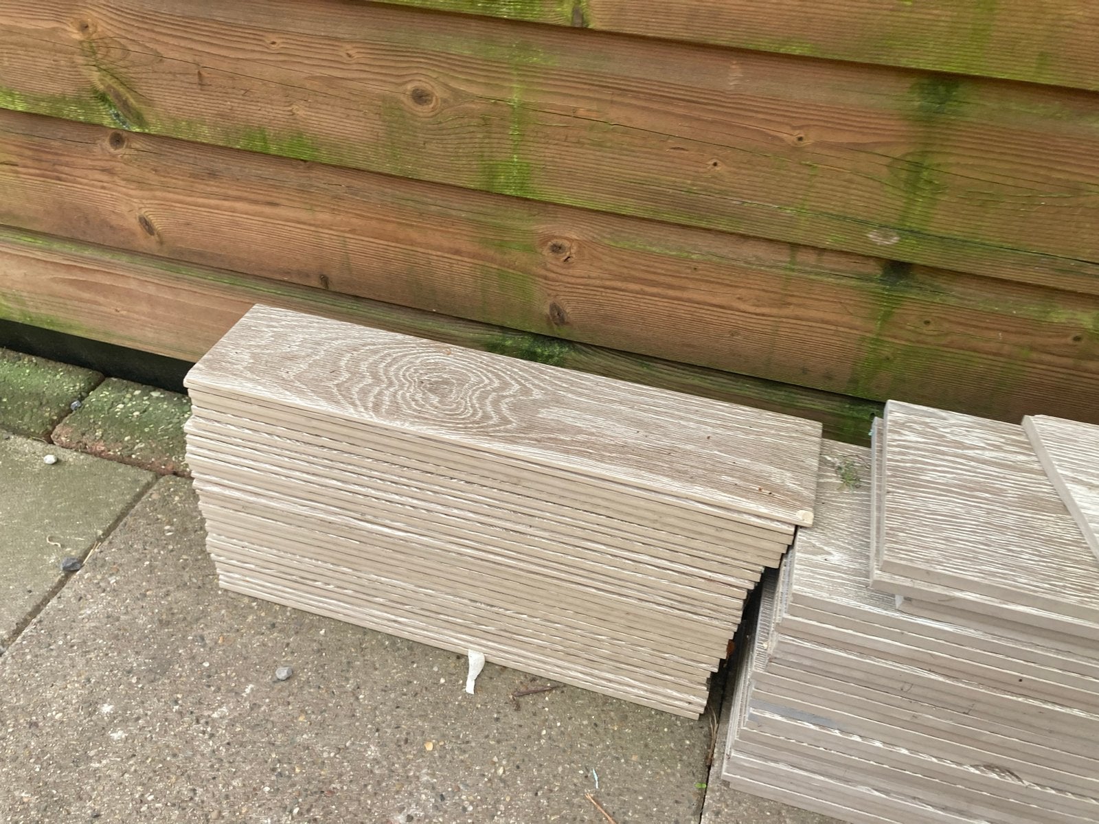 Badkamer tegels met hout look, 2 maten, Doe-het-zelf en Verbouw, Ophalen, 40 tot 60 cm, Gebruikt, Keramiek