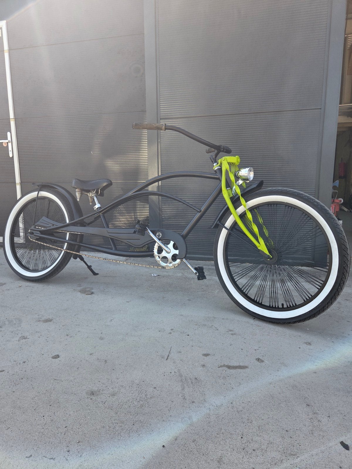 Streched cruiser fiets, Terugtraprem, Gebruikt, Staal, Ophalen of Verzenden